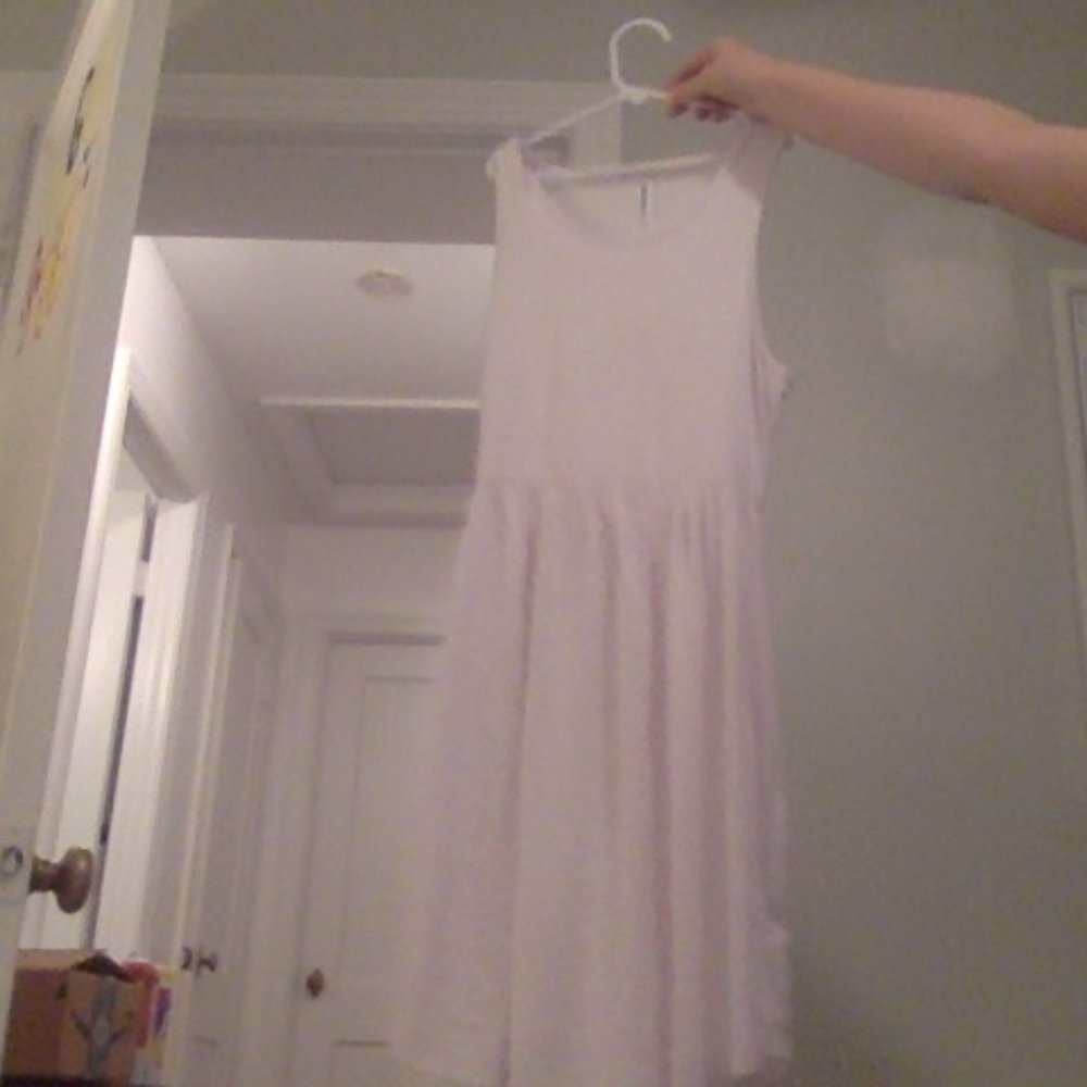 a beautiful white dress